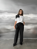 Брюки широкие со стрелками