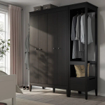 Комбинация для хранения - IDANÄS/IDANАS   IKEA/ ИДАНАС ИКЕА,180x59x211 см, коричневый/серый