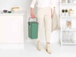 Brabantia - Контейнер для мусора Sort &amp; Go 12л зеленый / артикул   129803  / GTIN 8710755129803
