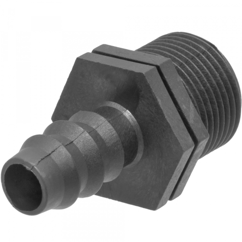 Адаптер для трубки с внешней резьбой 3/4" d16мм 2шт