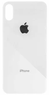 Задняя крышка для Apple iPhone XS серебряная