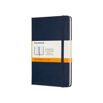 Блокнот Moleskine Classic Medium 115x180 мм 208 стр в линейку твердая обложка (QP050B20)