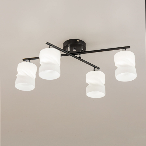 Citilux Нильс CL132145 Люстра потолочная Чёрная