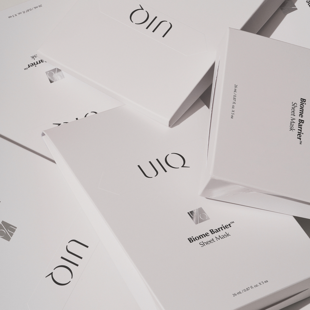 UIQ Biome Barrier Sheet Mask Увлажняющая маска с пробиотиками, 26 мл