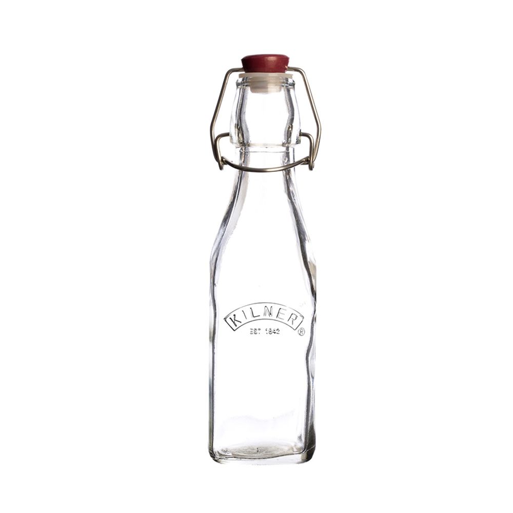 Kilner Бутылка Clip Top квадратная 250 мл