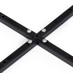 Стул обеденный Monte Carlo флок , молочный/черный, 4, 49х51х93 см