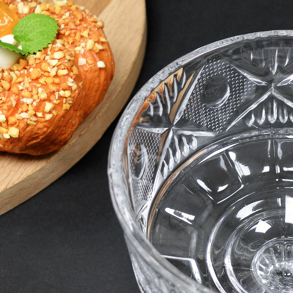 Ваза для конфет и печенья на ножке d13см h18см, TG012