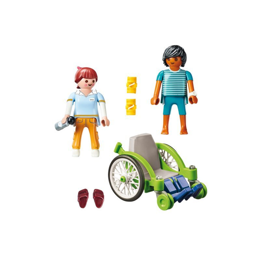Playmobil - Пациент в инвалидной коляске 70193