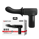 Вибромассажёр с поступательными движениями Pretty Love DJ Doctor Thrusting Super Powerful Gun Massage Black BW-055029