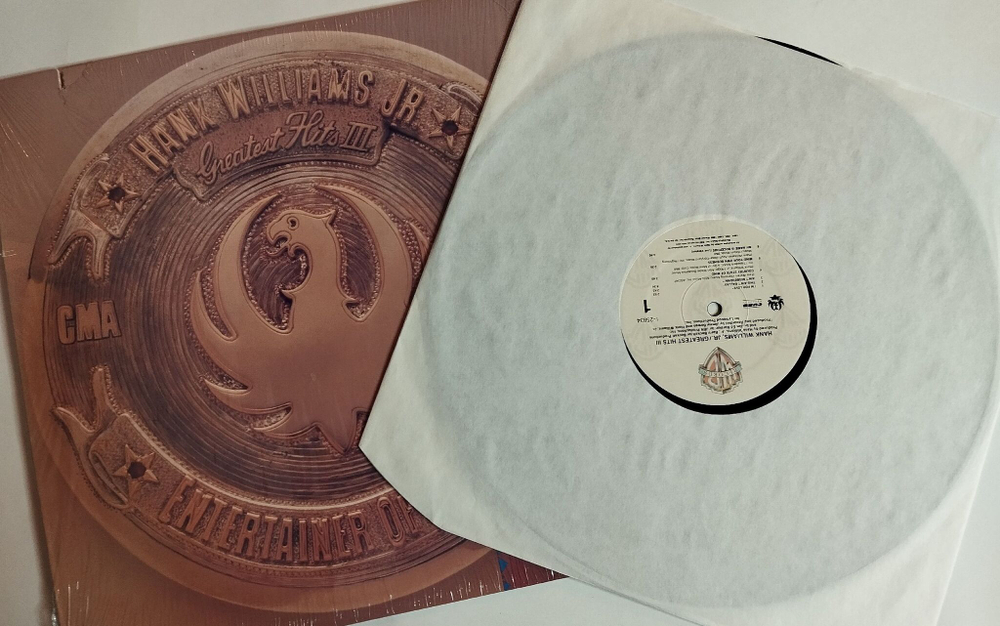 Винтажная виниловая пластинка LP Hank Williams Jr. Greatest Hits III (USA 1989)