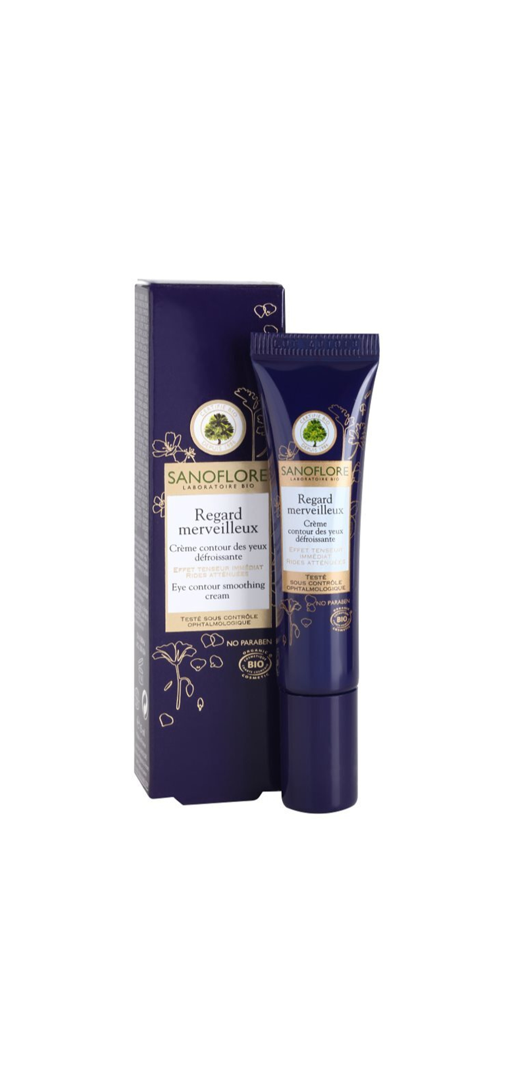 Sanoflore Merveilleuse - разглаживающий крем вокруг глаз против морщин /   15  ml  / GTIN 3337873401038