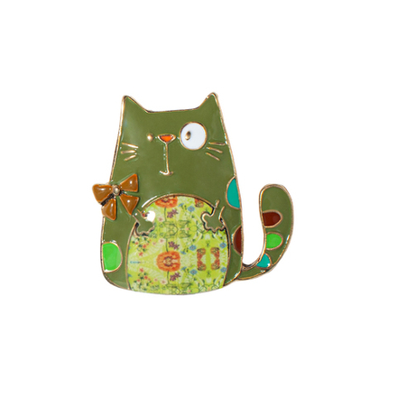 Брошь Shadore Кот бант XZ2299.19 G/G