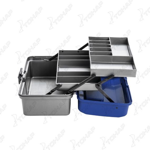 Ящик для инструментов Helios двухполочный синий