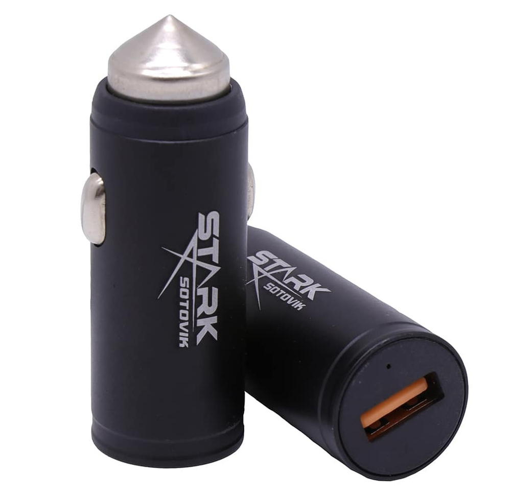 Автомобильный адаптер питания STARK 1USB 2A 9V(Mix)