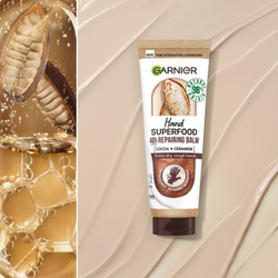 Garnier Hand Superfood - регенерирующий крем для рук с какао /   75  ml  / GTIN 3600542487764