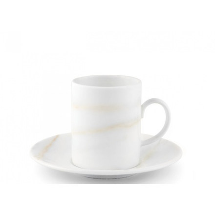 Wedgwood Чашка Vera Wang Venato Imperial 75 мл с блюдцем для эспрессо 40024334