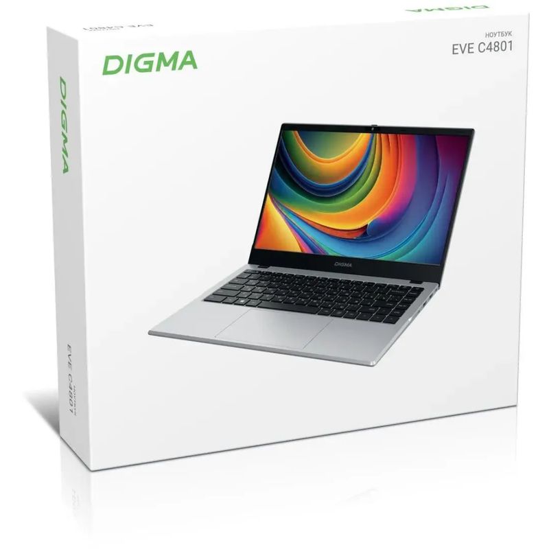 Ноутбук 14" Digma Intel N Series-N100 800 8 DDR5 Intel UHD Graphics N100
