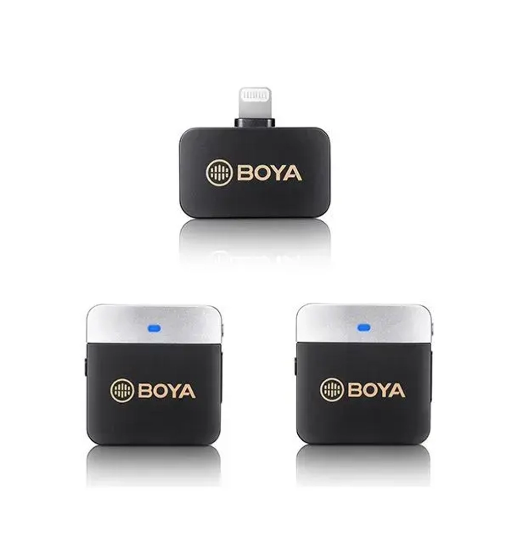 Беспроводная Стерео Радиосистема Boya BY-M1V6 (Lightning)