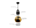 C1105 PYG золото желтое полированное D100*H80mm MR16 GU5.3 LED 3W 4200K