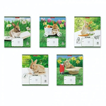 Тетрадь школьная А5 12л линия,ассорти "Кролики" (Erich Krause)