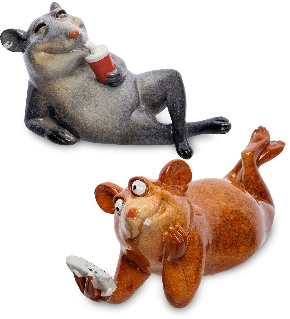 GAEM Art MN-232 Фигурка «Пара мышей - приятный отдых»