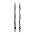 Пилка для электролобзика по дереву T301DL 132 мм 6 зубьев на дюйм 6-85 мм (2 шт./уп.) KRANZ