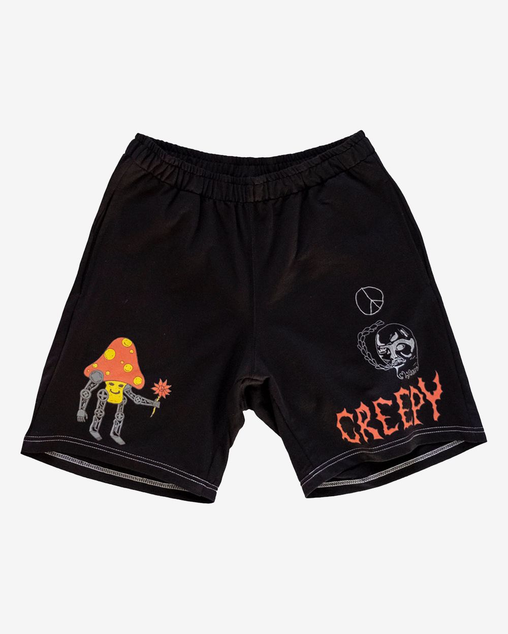 Шорты Creepy Clothing Мировые Черные