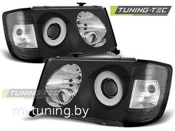 Передние фары Mercedes E W124 black