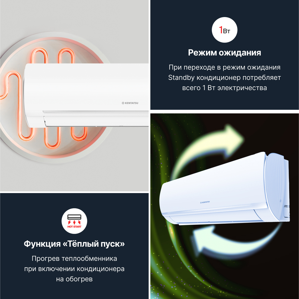 Сплит-система (тепловой насос) инверторного типа Kentatsu Otari