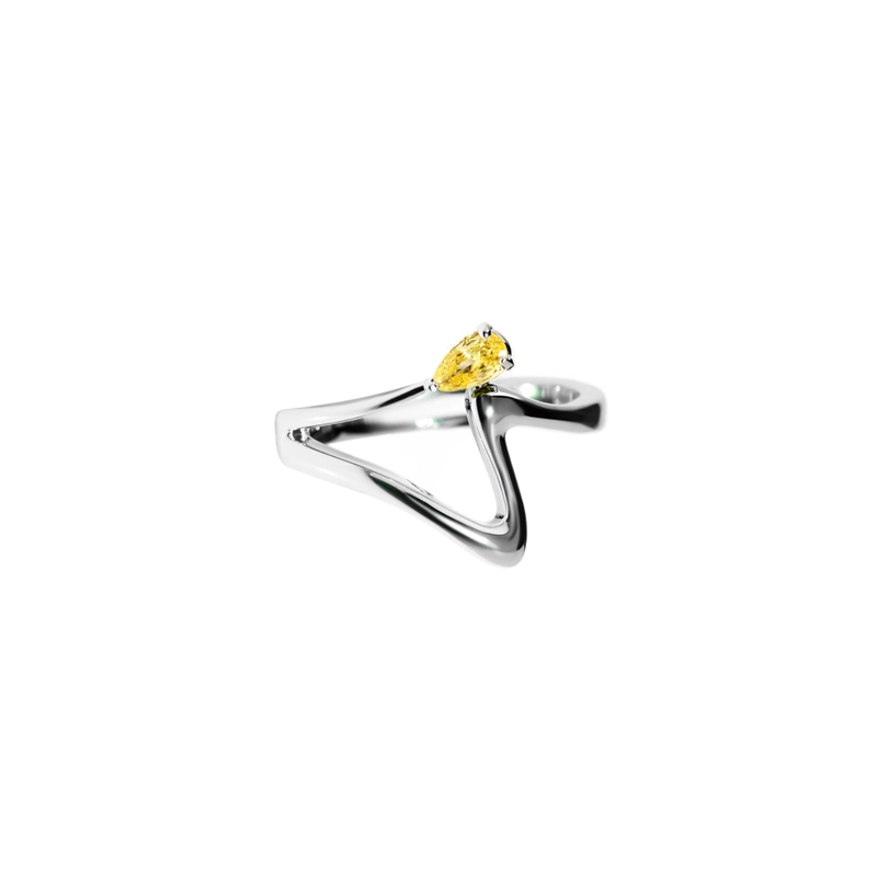 Кольцо Жёлтая Капля