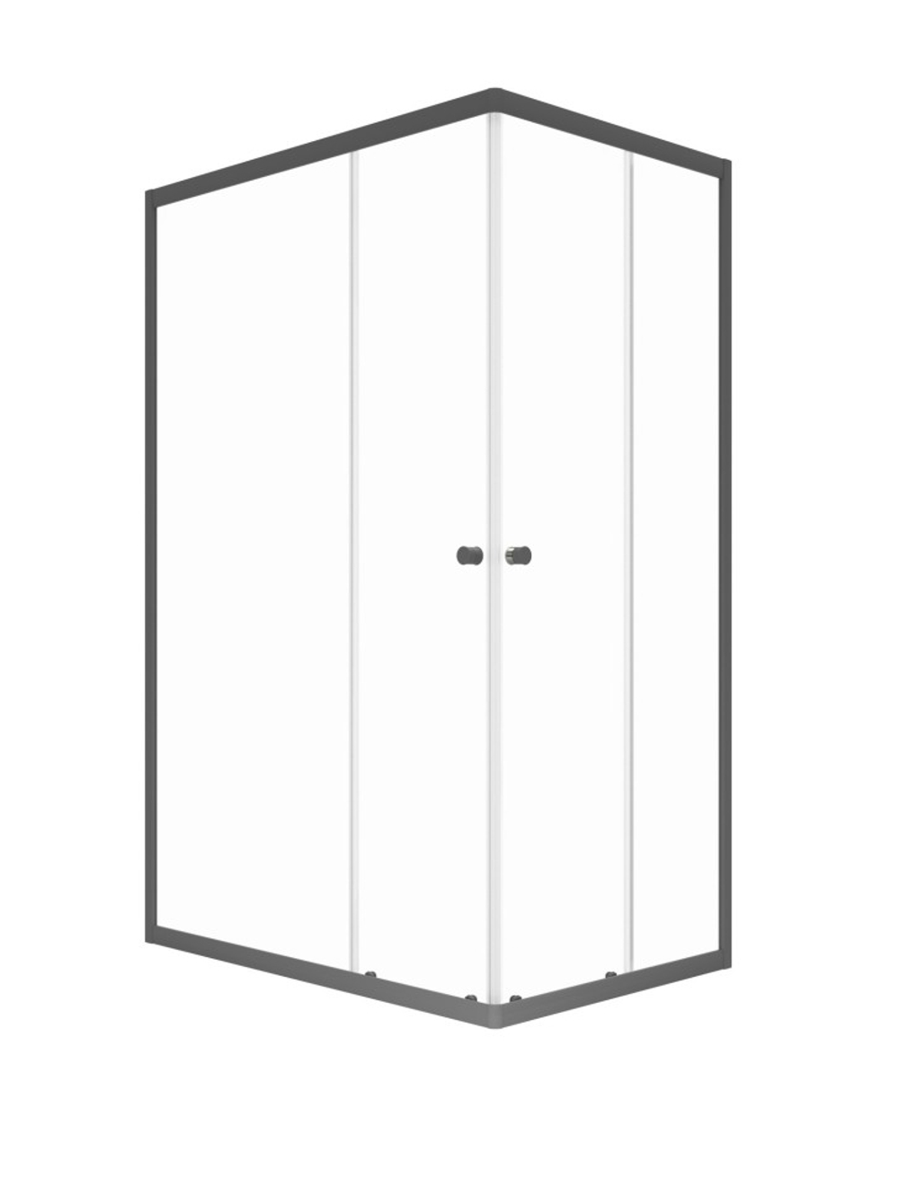 Душевая Ширма Triton Вента-Графит 120х90