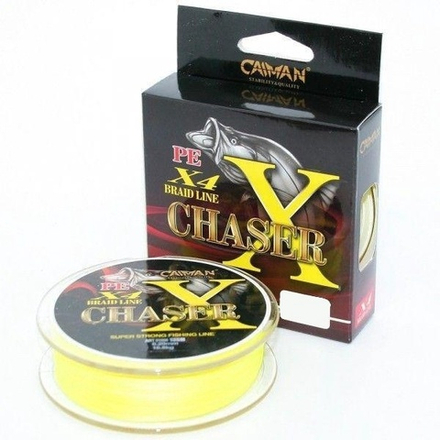 Шнур плетеный Caiman Chaser X4 Yellow 135м
