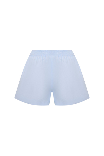 Шорты с гульфиком из хлопка AMAN Голубой