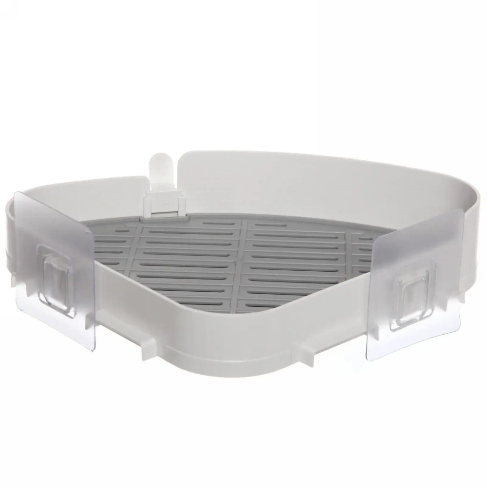 Полка для ванны с липким слоем угловая 27х19,5х5см