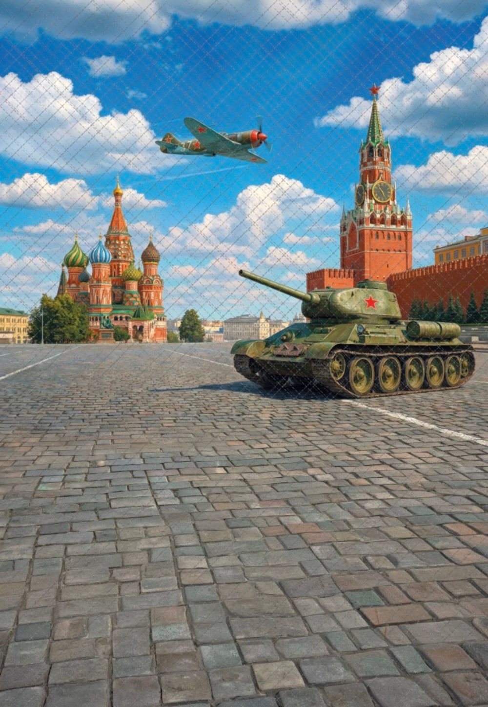 Красная Площадь №1 - фон неопреновый