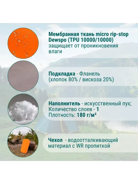 Спальный мешок Light, Expert-Tex