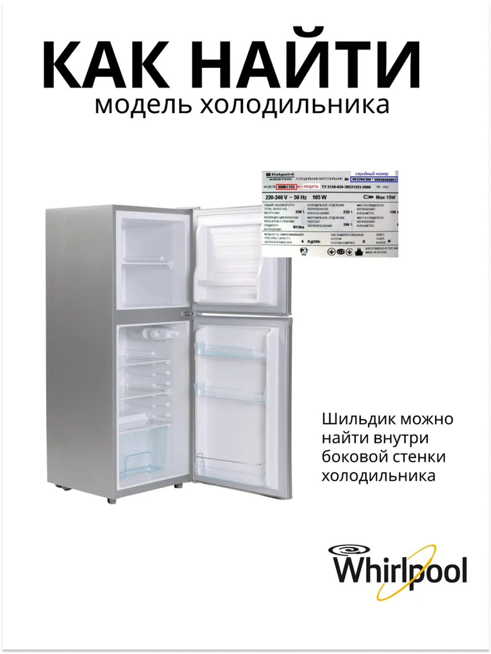 Уплотнитель холодильника Indesit, Stinol 570х655мм (паз) С00525669 (C00379775, C00372736)