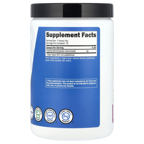 Nutricost, Performance, моногидрат креатина, виноград, 500 г (1,1 фунта)