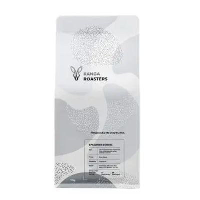 KANGA Бразилия Феникс кофе в зернах,1000г. эспрессо Натти