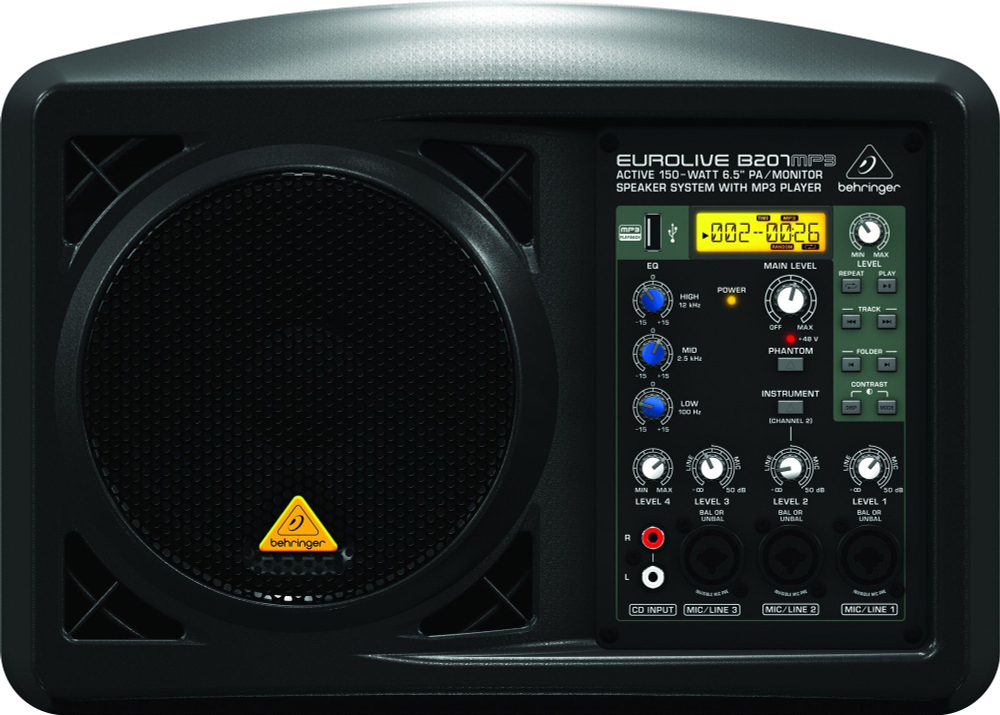 АКТИВНЫЙ МОНИТОР BEHRINGER B207MP3 EUROLIVE