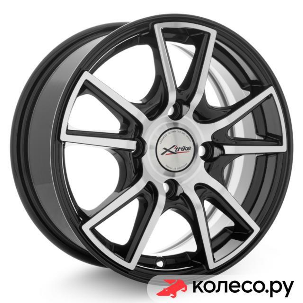 X-104 6x14/5*114.3 D67.1 ET38 BK/FP