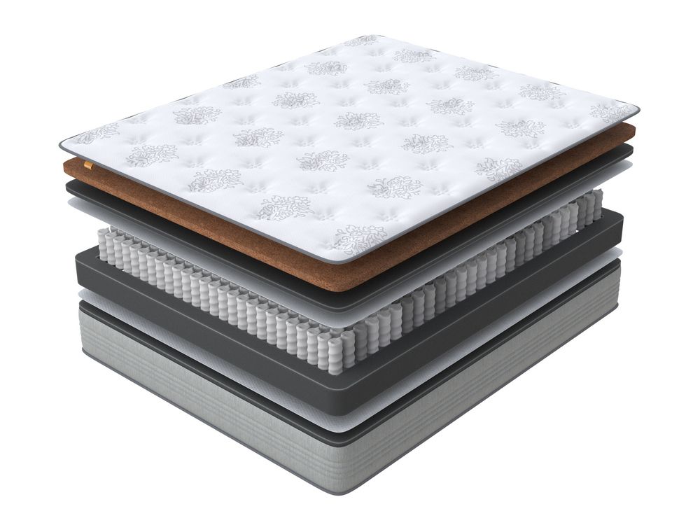 160-200 Матрас Comfort Prim Hard Plus Brown