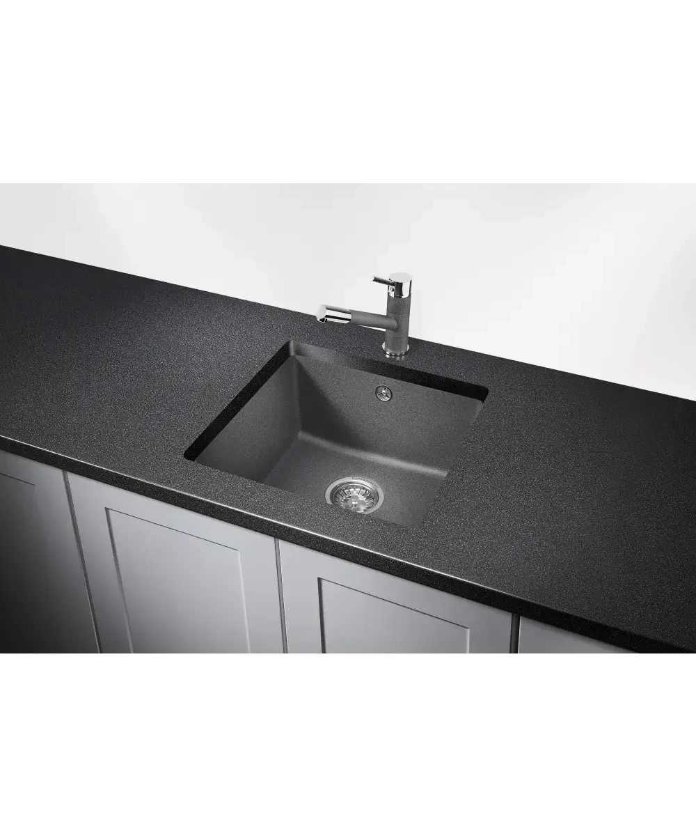 Кухонная мойка Kuppersberg UNIVERSA 50 NL 1B DARK ROCK фото 2