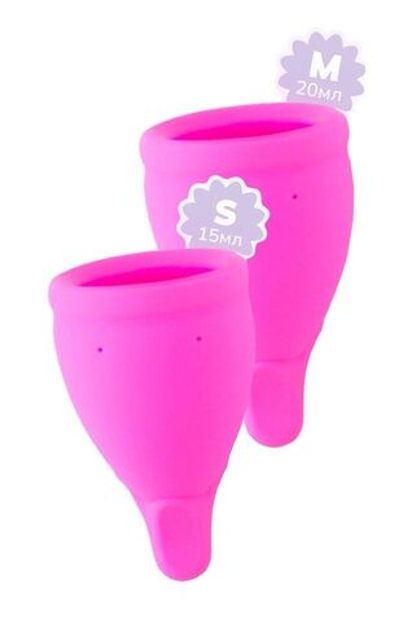 Набор менструальных чаш Hot Planet Amphora, силикон, 15 и 20 мл