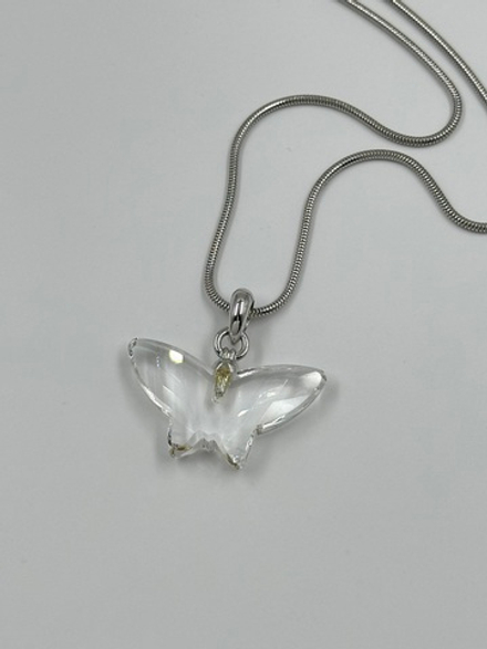 Кулон Бабочка Swarovski