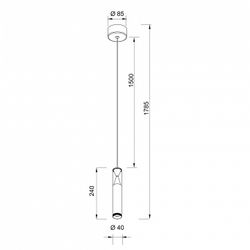 Подвесной светильник Mantra Spark 8965