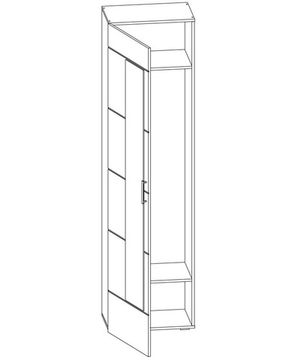 Шкаф-пенал  ЛАЙН 08.122