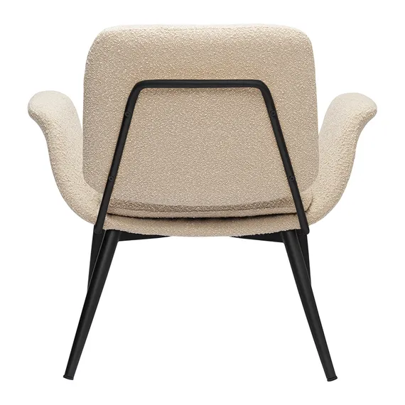 Кресло Hilde, серо-бежевое букле