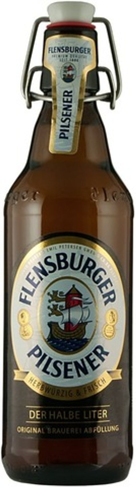 Пиво Фленсбургер Пилсенер / Flensburger Pilsener 0.5 - стекло
