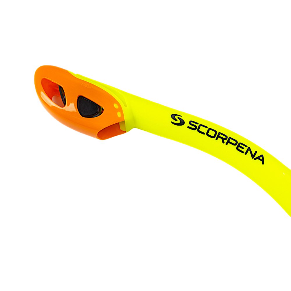 Трубка Scorpena K4 c двумя клапанами Жёлтая *